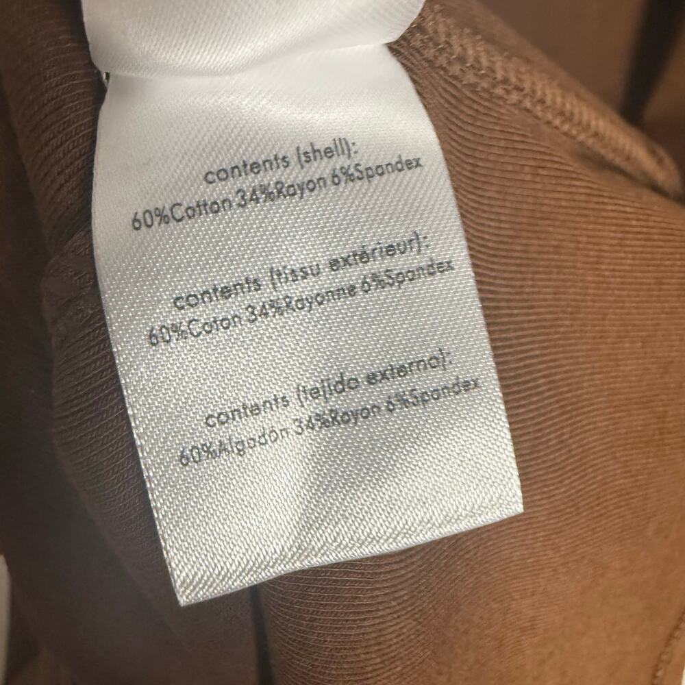 WeWoreWhat Pull-On Saddle Brown Jersey Midi Skirt Size Small - Picture 7 of 8
